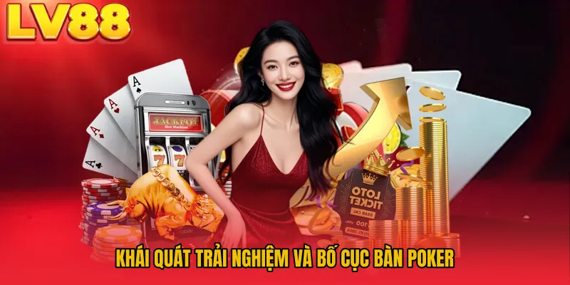 Khái quát trải nghiệm và bố cục bàn Poker